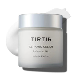 TIRTIR Natural Ceramide Cream | Deep moisturizer for Glass Skin Polyglutamic acid Centella Asiatica Extract Skin barrier Lightweight Mild Nature derived ingredients Dry skin Korean skincare